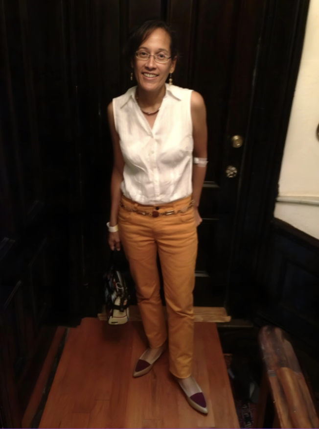 Dr. Yvette Colón feeling th eneed to dress up in order to be taken seriously even when she is sick.
