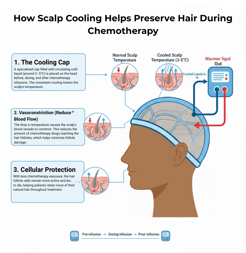 How Scalp Cooling Helps Preserve Hair During Chemotherapy