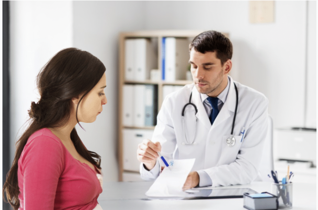 patient looking scared